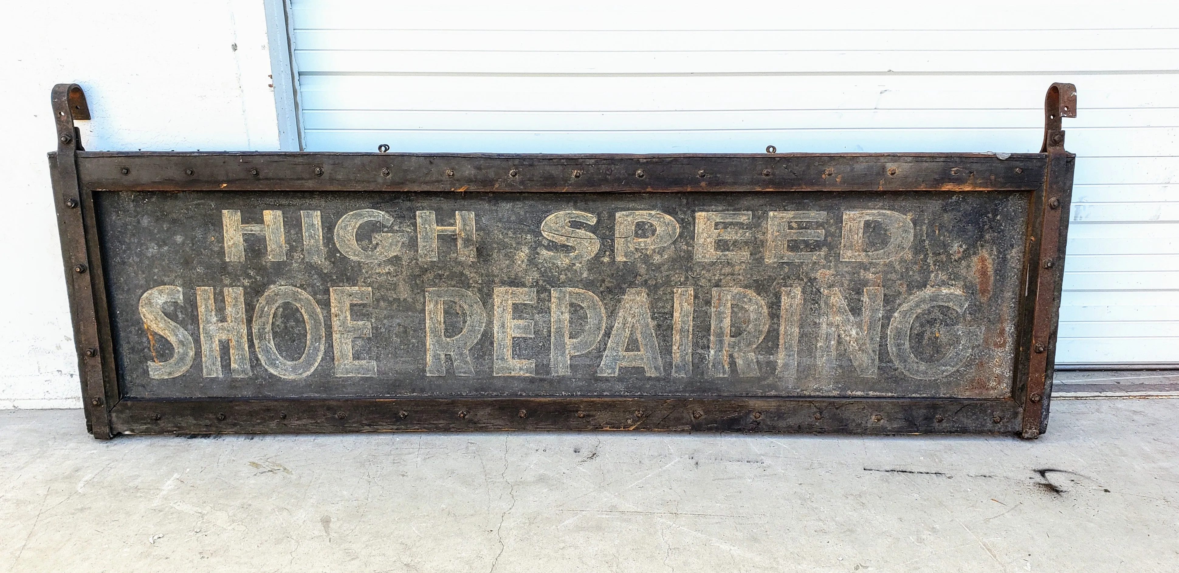 High Speed Shoe Repairing Sign
