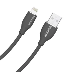 Hugmie® Silicone USB-A to Lightning Fast Charging Cable 1.2M-Dark Gray