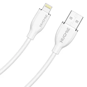 Hugmie® Silicone USB-A to Lightning Fast Charging Cable 1.2M-White