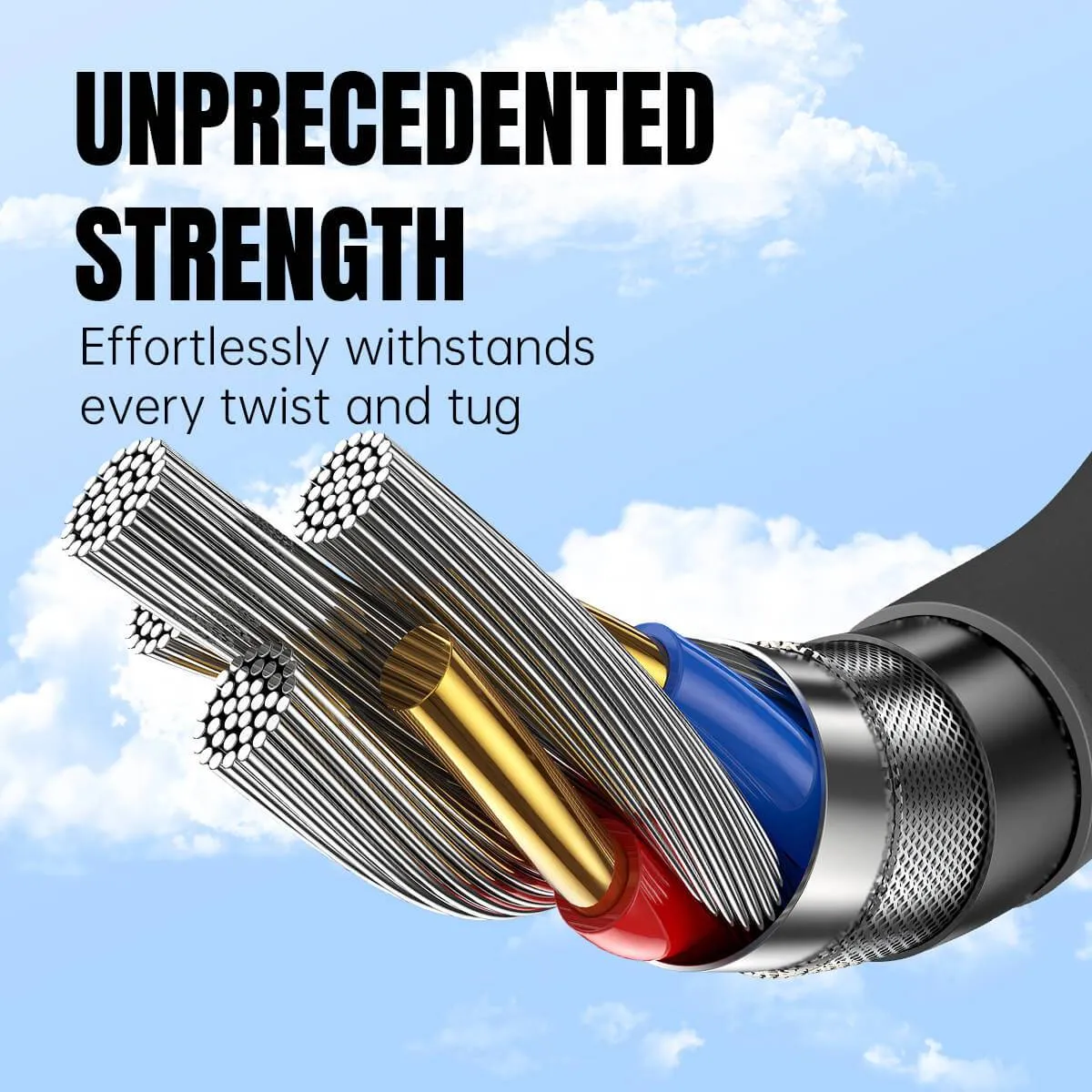 Hugmie® Silicone USB-A to Type-C Fast Charging Cable 1.2M-Dark Gray