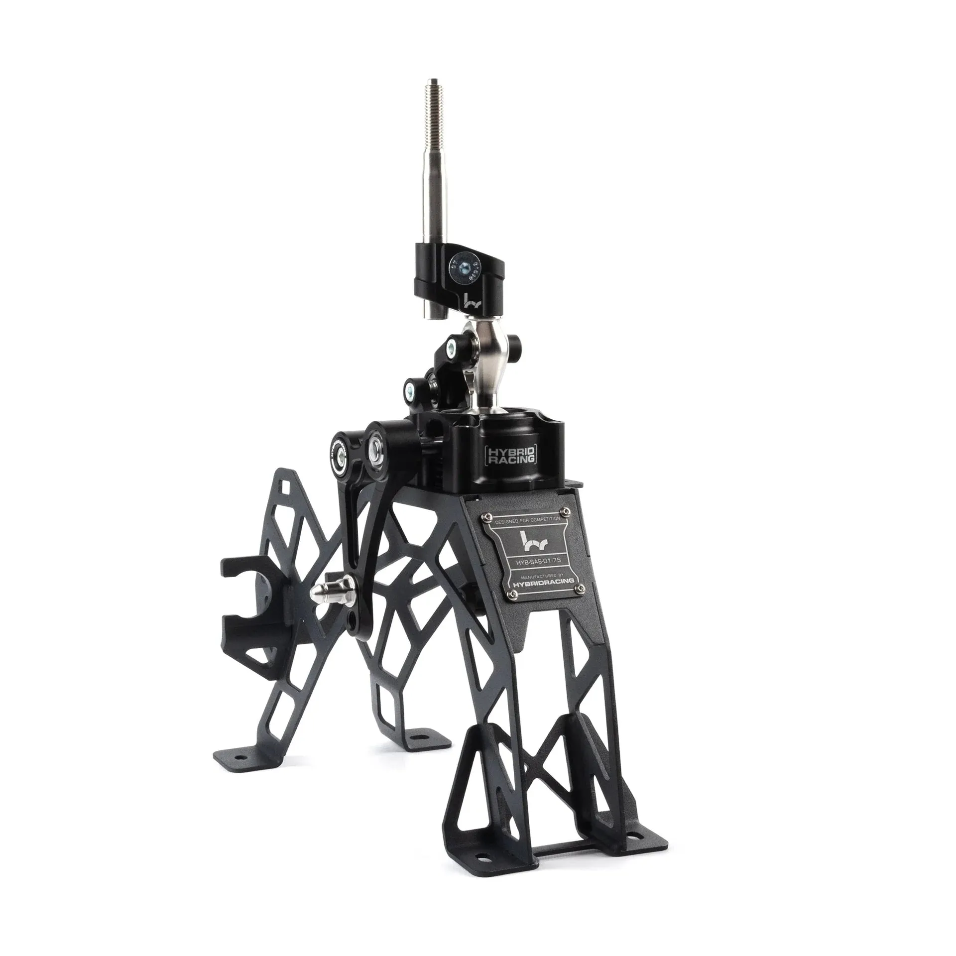Hybrid Racing - Adjustable Short Shifter Assembly (22  Civic, 23  Integra) Dust Black - HYB-SAS-01-75