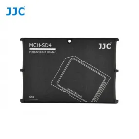 JJC MCH-SD4 Black 4 SD Memory Card Holder