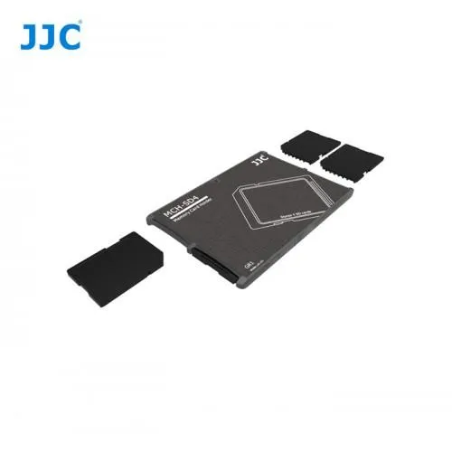 JJC MCH-SD4 Black 4 SD Memory Card Holder