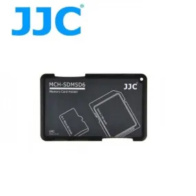 JJC MCH-SDMSD6 Memory Card Holder for 2 SD Cards   4 Micro SD Cards