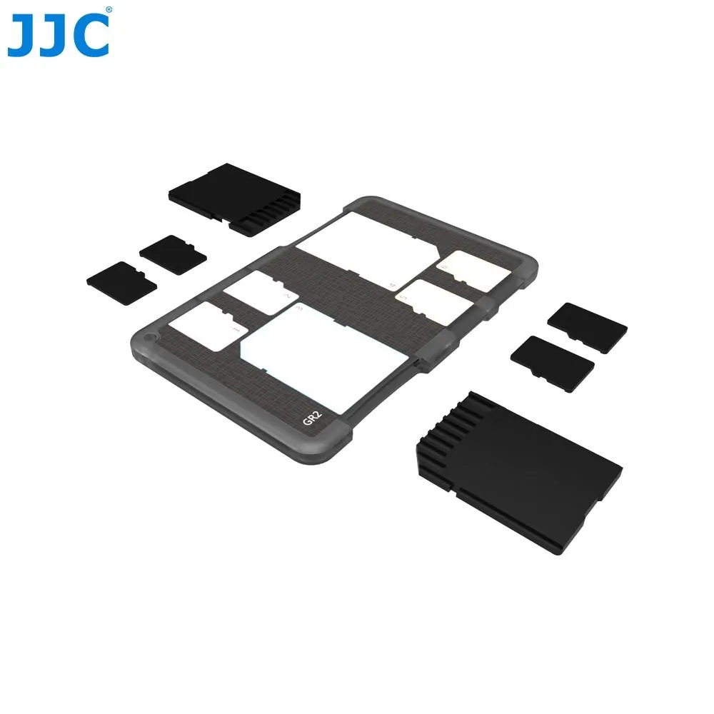 JJC MCH-SDMSD6 Memory Card Holder for 2 SD Cards   4 Micro SD Cards
