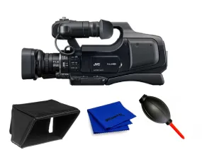 JVC GY-HM70 HD Camcorder Bundle with Vello 3.0" LCD Hood