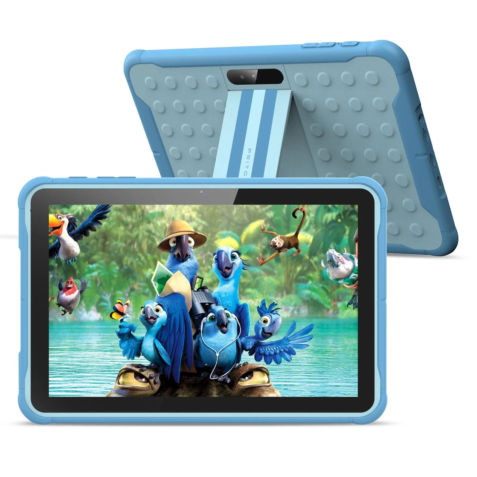 Kids 10.1 inch Tablet, Wifi   Quad Core Processor, 6000mAh Battery, HD Screen, 2GB RAM, 32GB ROM, Dual Camera 2MP   8MP, with tons Pre-Installed Parental Control, Kids Apps and Games
