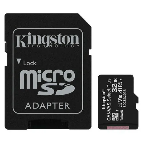 Kingston 32GB Class 10 Micro SD Card - Black | 298680