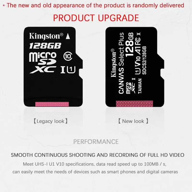 Kingston Ultra Micro SD 128GB 32GB 64GB 256GB 16G Micro SD Card SD/TF Flash Card Memory Card 32 64 128 gb microSD for Phone