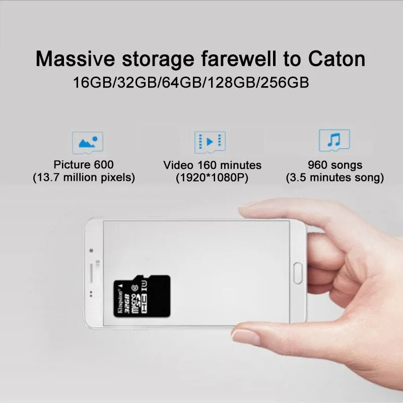 Kingston Ultra Micro SD 128GB 32GB 64GB 256GB 16G Micro SD Card SD/TF Flash Card Memory Card 32 64 128 gb microSD for Phone