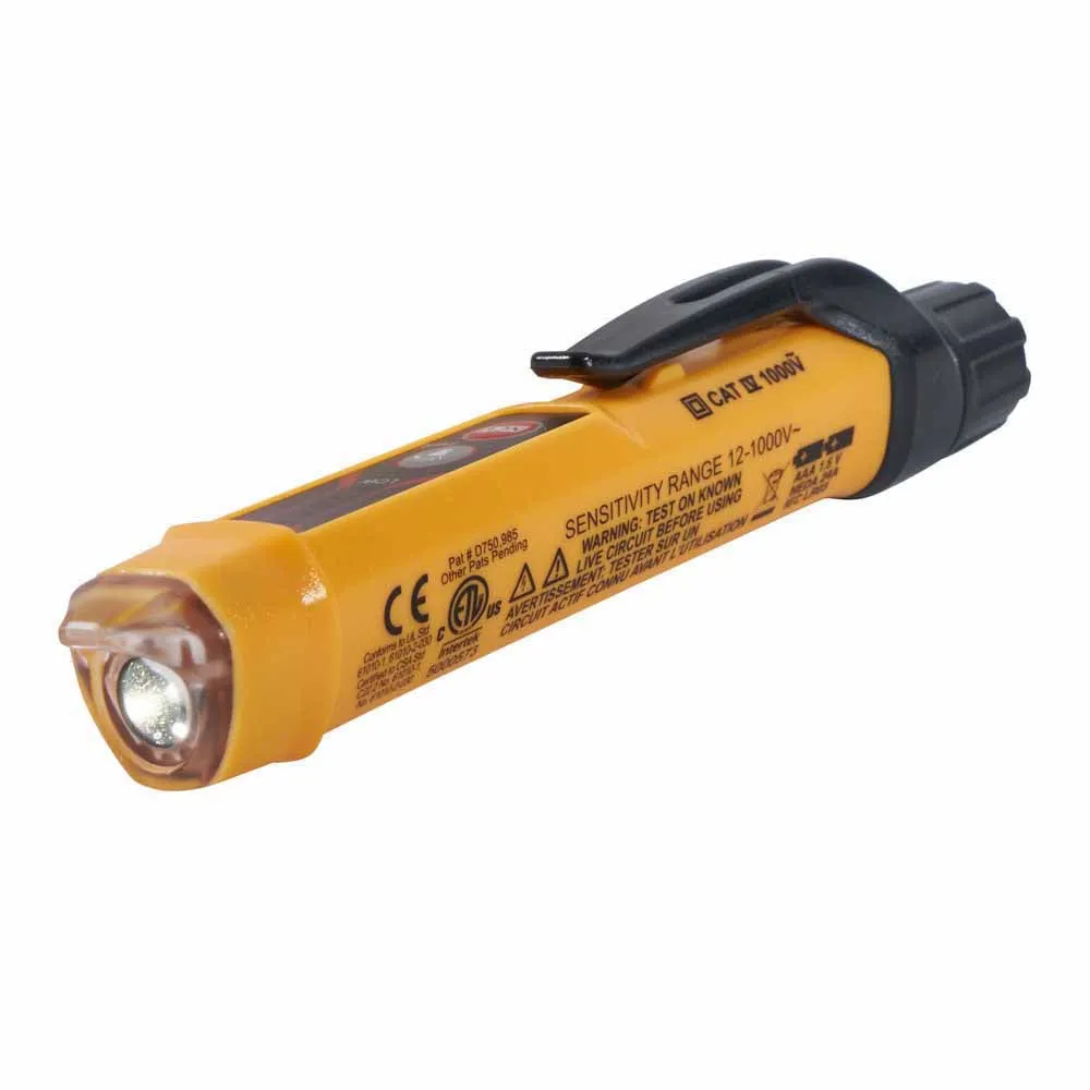 Klein NCVT-3P Non-Contact Voltage Tester, 1000V, with Flashlight