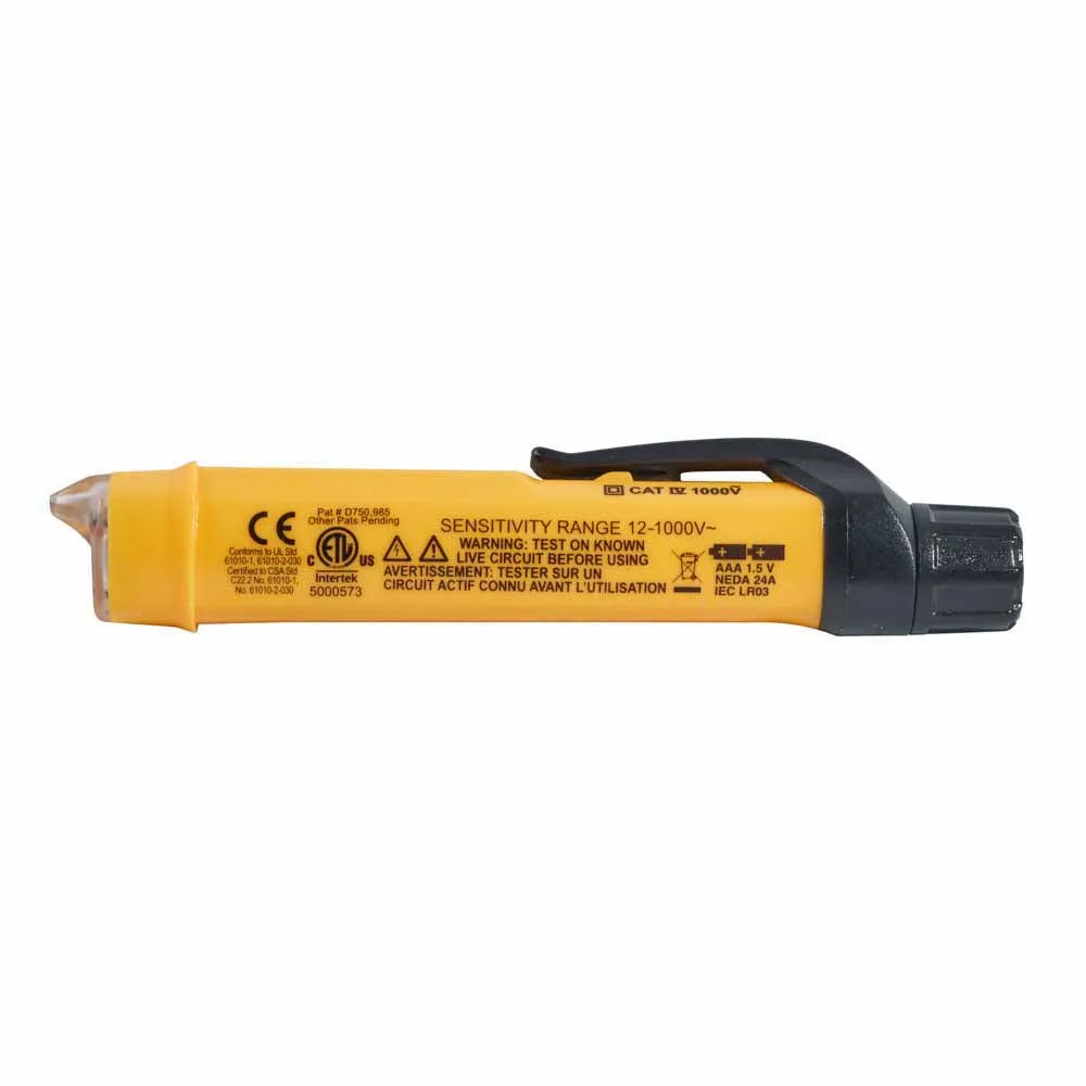 Klein NCVT-3P Non-Contact Voltage Tester, 1000V, with Flashlight