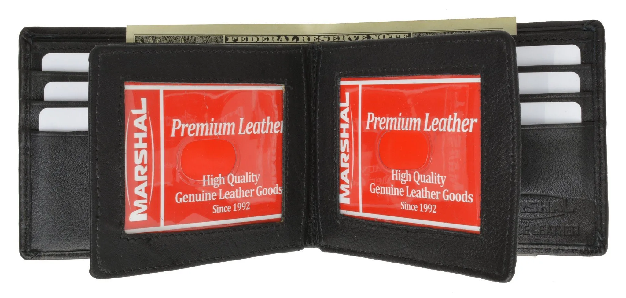 Leather Wallet with Nice Card Board Pack