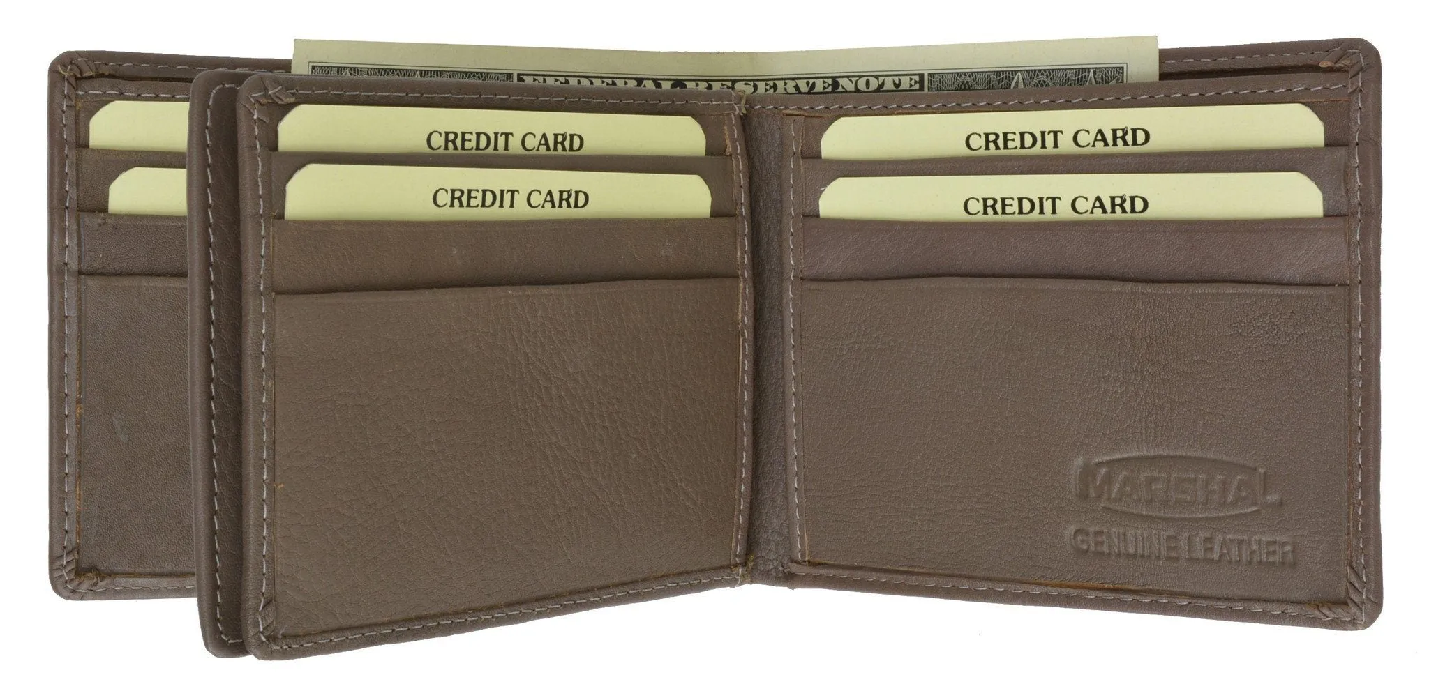 Leather Wallet with Nice Card Board Pack