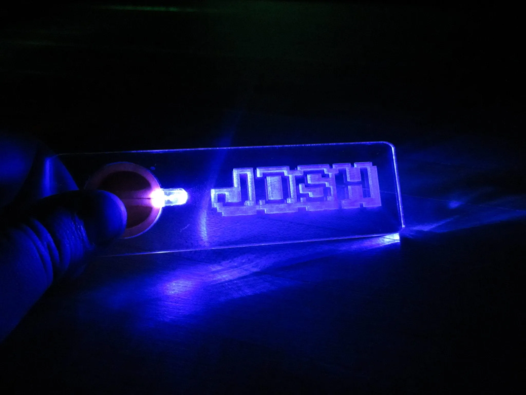 LED Name Badge - 100 Pack