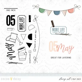 Lillian's Garden Stamps from Memory Keeping Kits May 2023