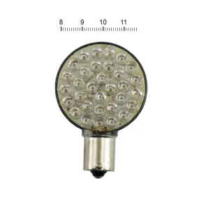 'Lollipop' flat LED turn signal bulb. Red -