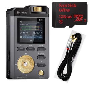 Lotoo Paw Gold High Resolution MP3 Audio Player (DAP) with 128GB MicroSD