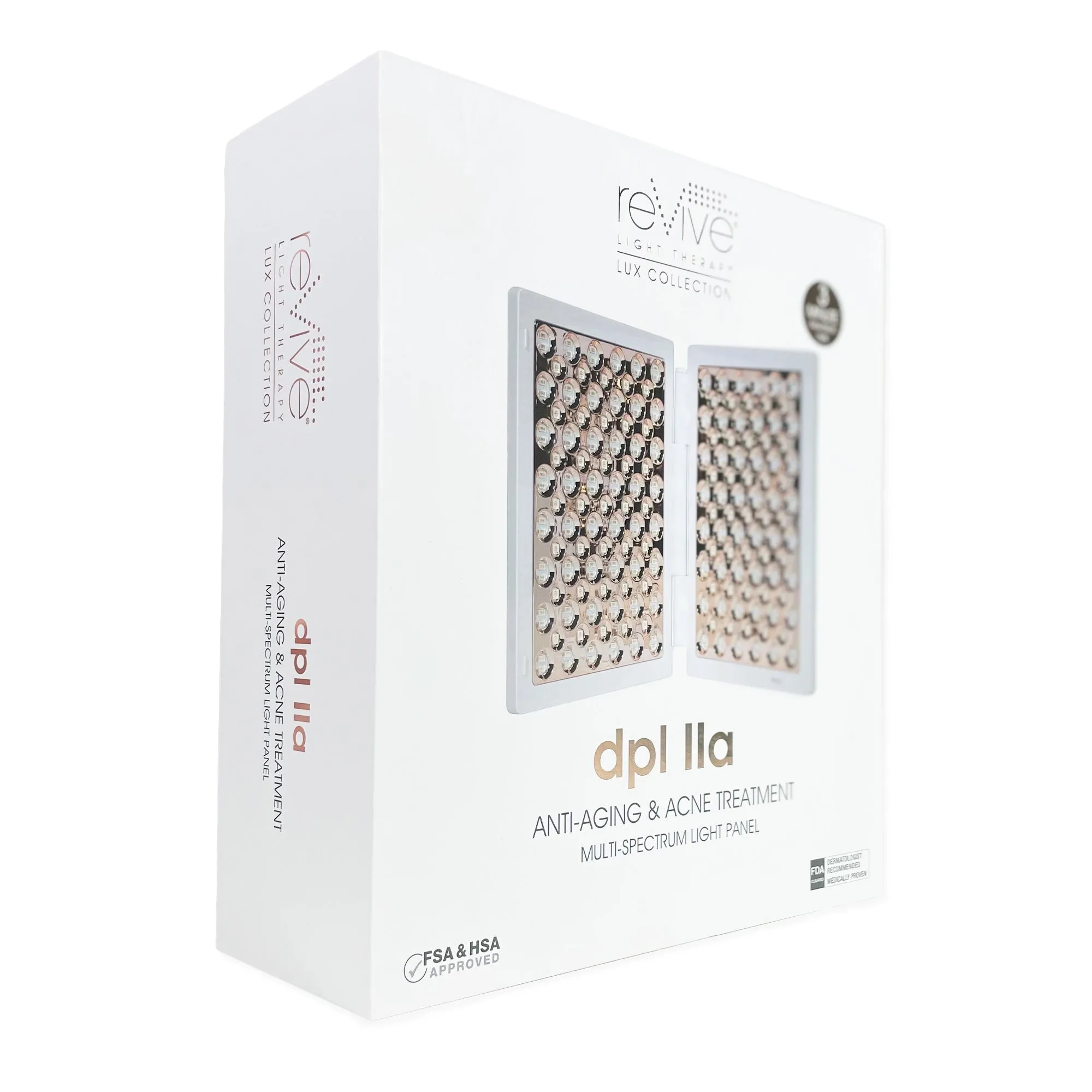 Lux dpl lla LED Wrinkle Reduction & Acne Treatment Panel by reVive Light Therapy