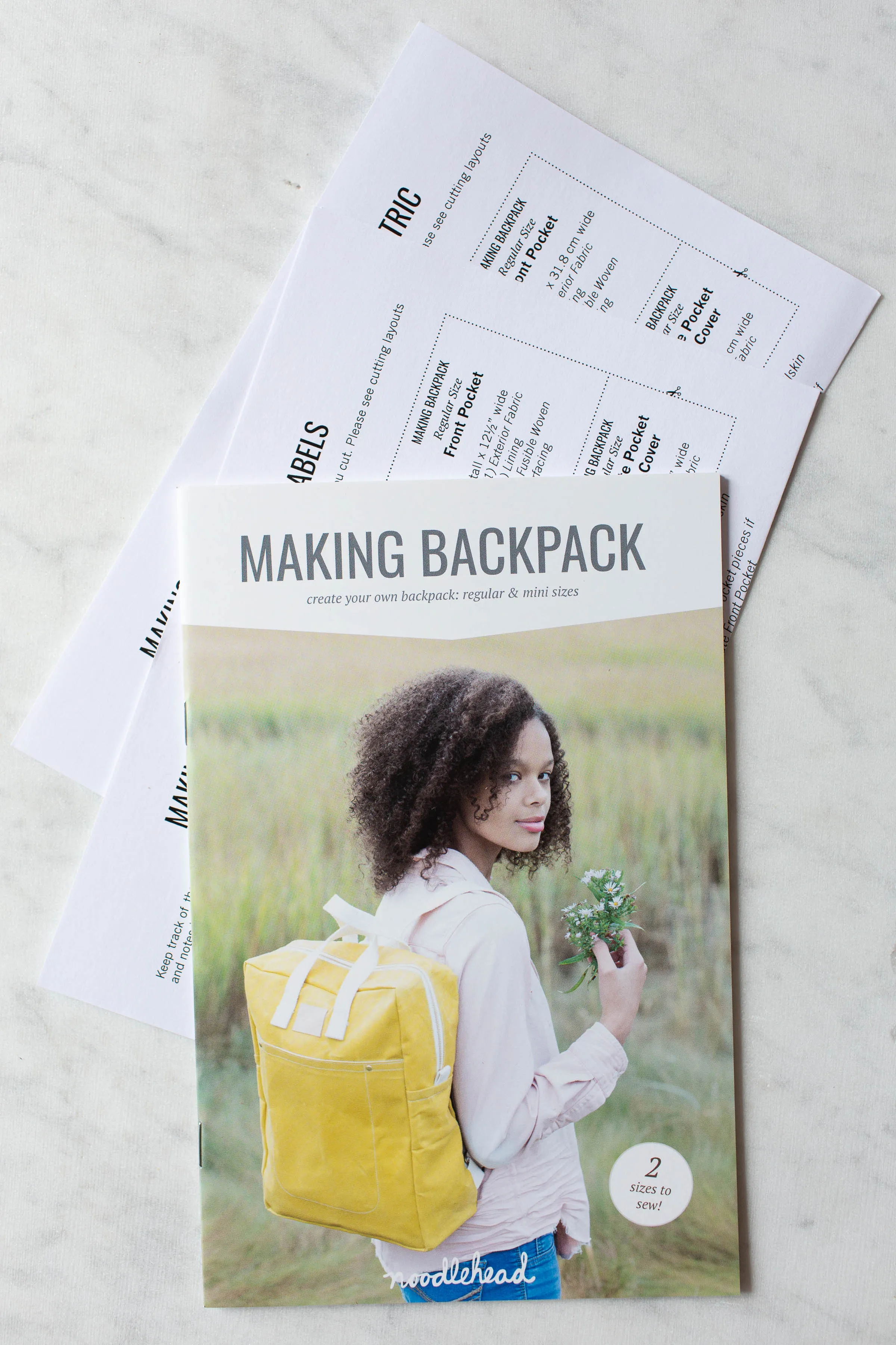Making Backpack Pattern (with Mini size!)