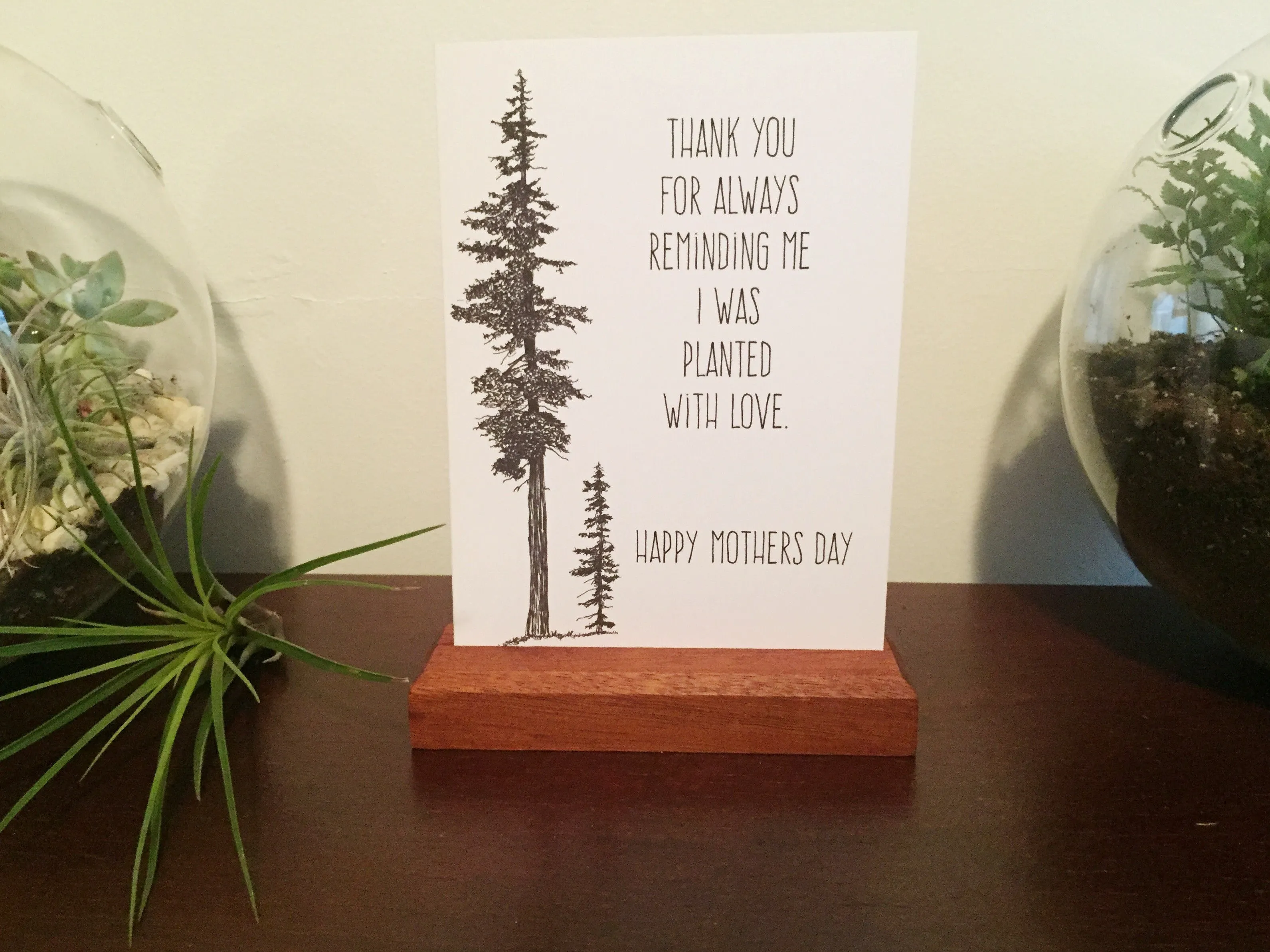 Mothers Day Card Mountain Hemlock