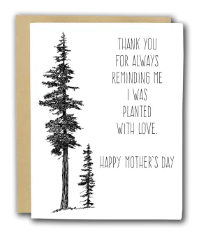 Mothers Day Card Mountain Hemlock