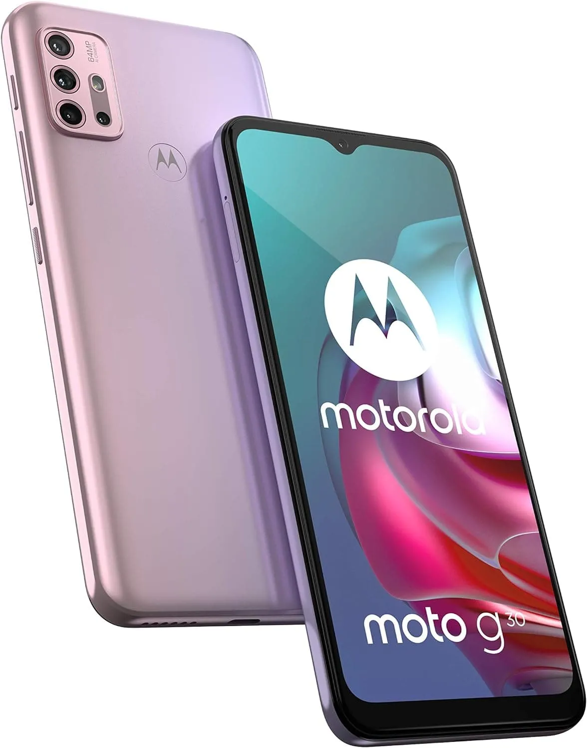 Motorola G30 4G - 128GB, Pastel Sky, Unlocked