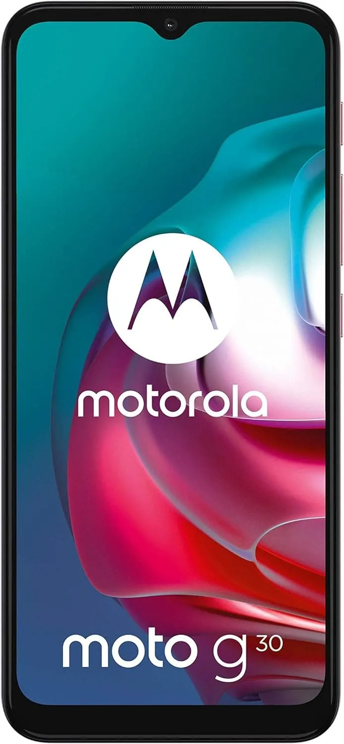 Motorola G30 4G - 128GB, Pastel Sky, Unlocked