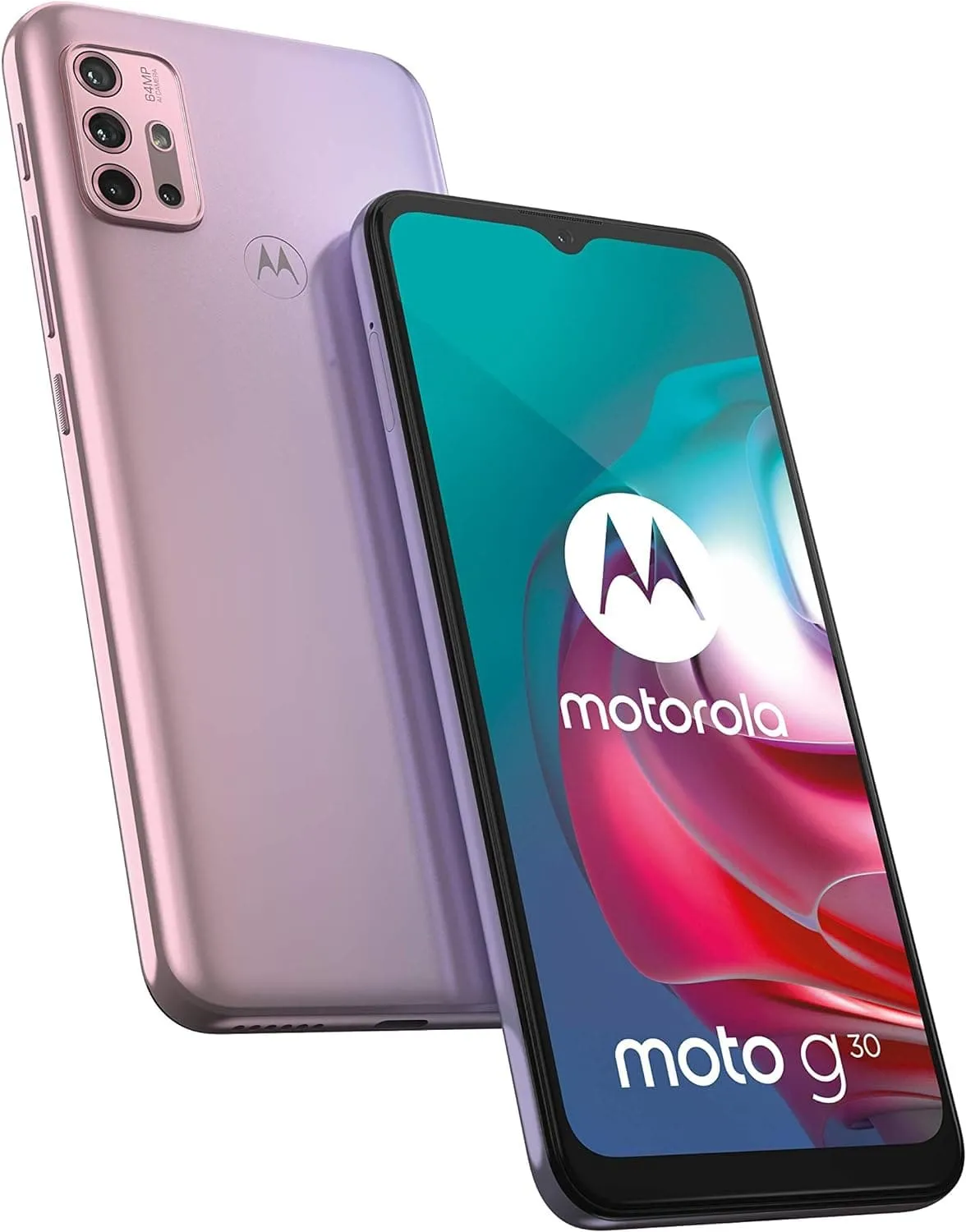 Motorola G30 4G - 128GB, Pastel Sky, Unlocked