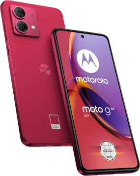 Motorola G84 5G - 12GB RAM, 256GB Storage, Viva Magenta