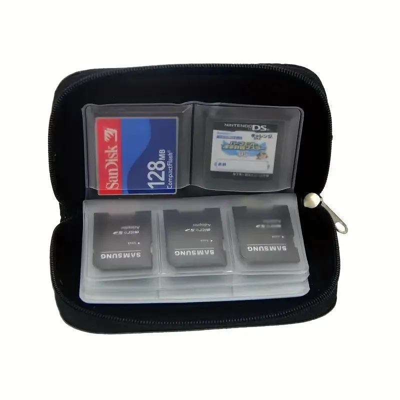 Multifunctional PVC Card Bag Portable Camera Card CF Card Storage