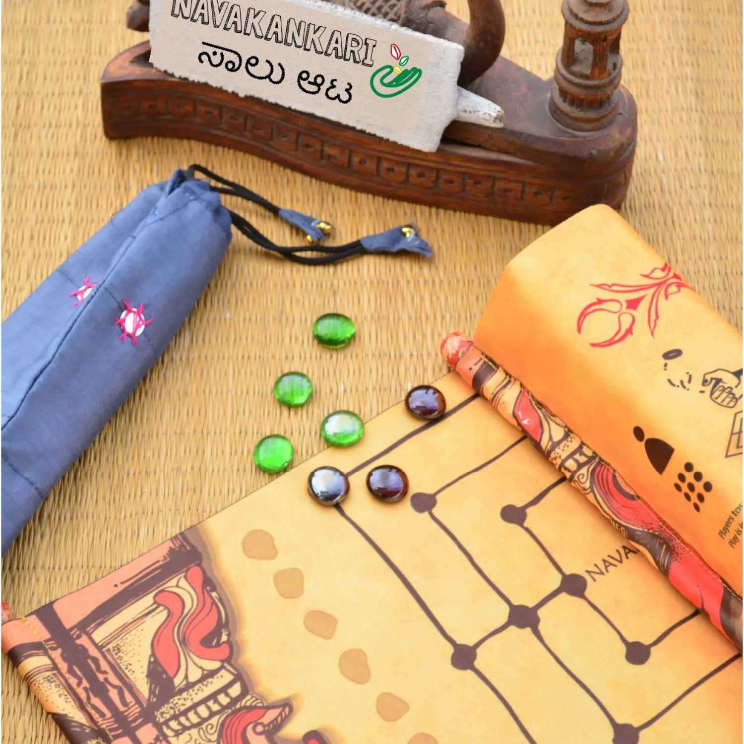 Navakankari Game Scroll | Strategy Board Game | Game for Family