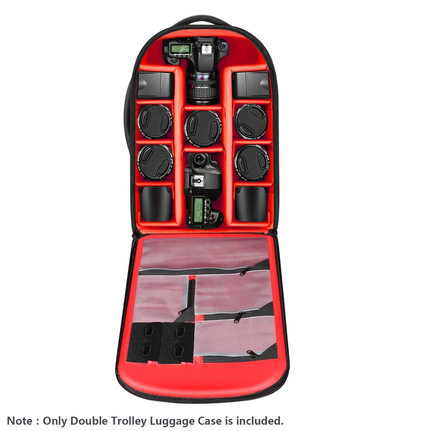 NEEWER 22"x14"x10” 2-in-1 Trolley Backpack