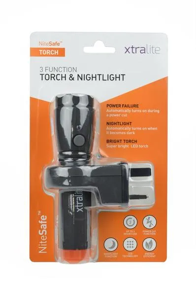 Nightlight & Torch - 3 Function
