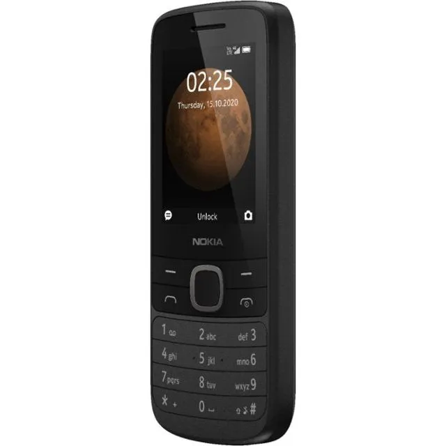Nokia - 225 4G (Unlocked) - Black