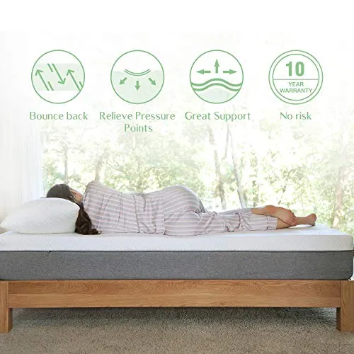 Novilla King Size Mattress, 12 inch Gel Memory Foam King Mattress for a Cool Sleep & Pressure Relief, Medium Firm Feel with Motion Isolating, Bliss