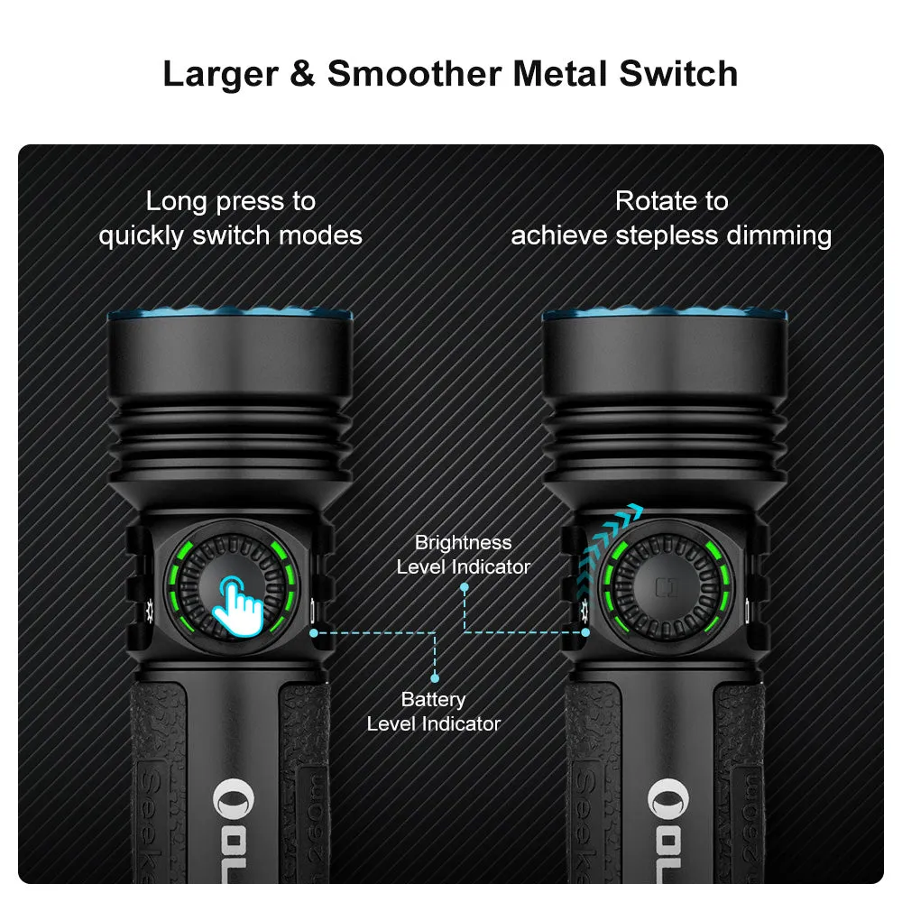 Olight Seeker 4 Pro 4600 Lumen High Power Rechargeable Flashlight
