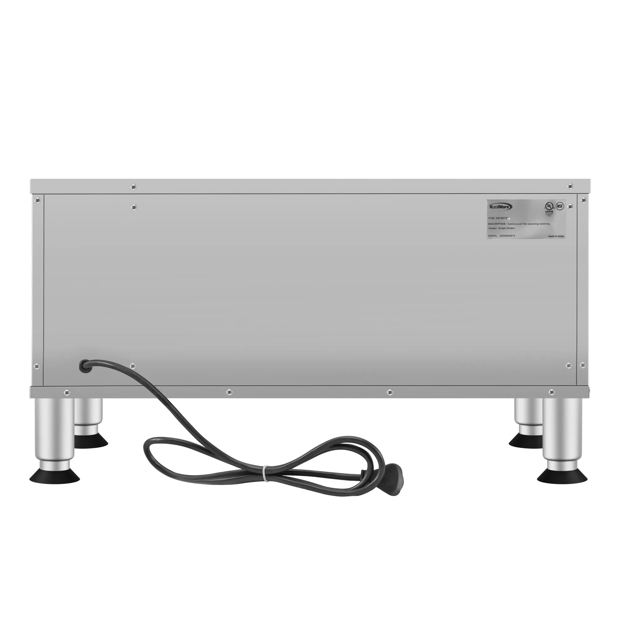 One-Drawer Commercial Free Standing Warming Drawer in Stainless-Steel, UL and NSF Listed (KM-WD-M1)