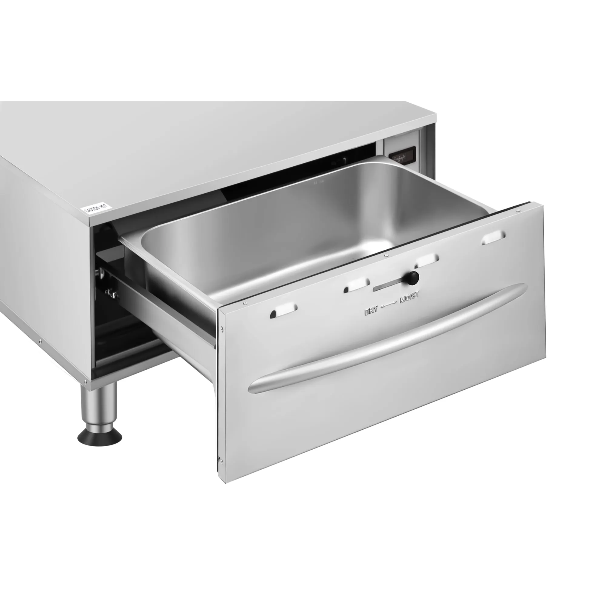 One-Drawer Commercial Free Standing Warming Drawer in Stainless-Steel, UL and NSF Listed (KM-WD-M1)