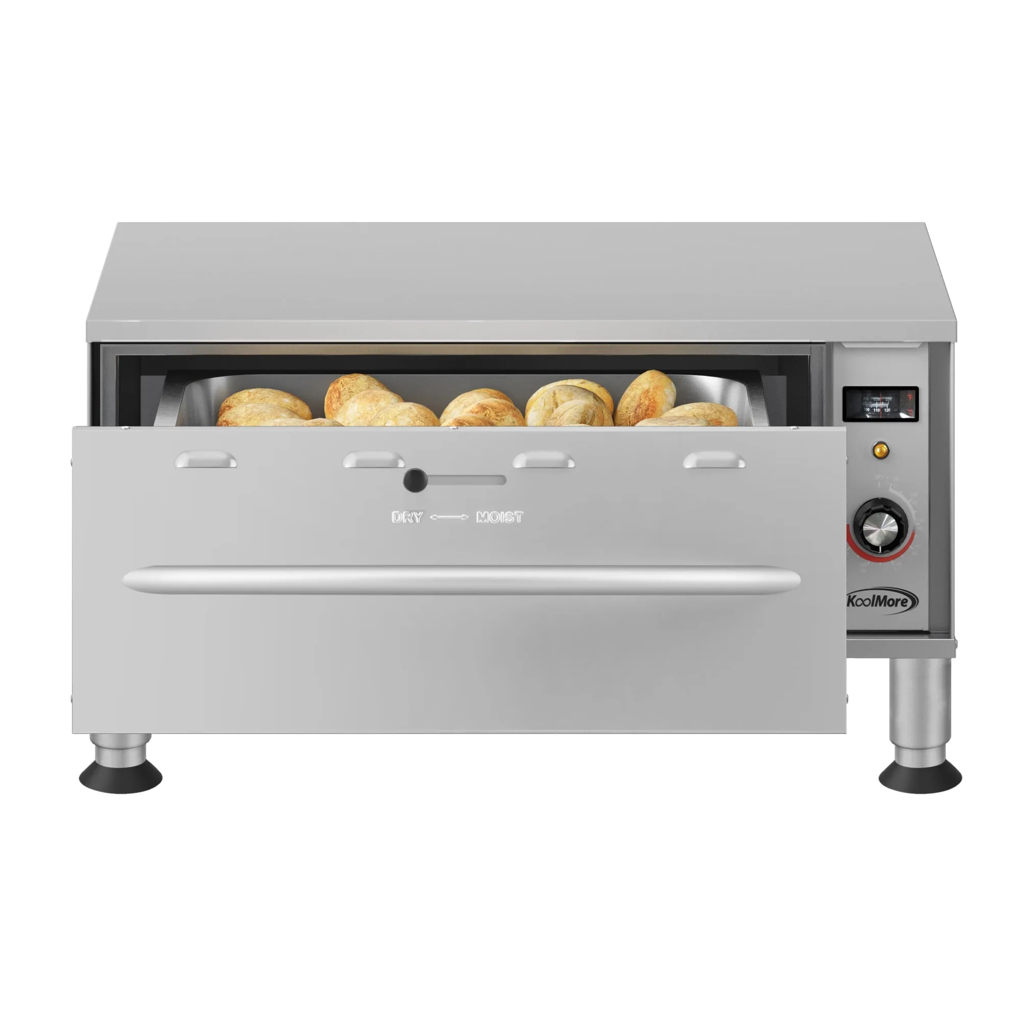 One-Drawer Commercial Free Standing Warming Drawer in Stainless-Steel, UL and NSF Listed (KM-WD-M1)