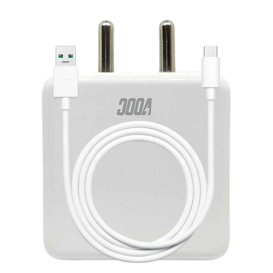 Oppo A5 2020 Pro 4 Amp Type-C  Vooc Charger With C-Type Cable