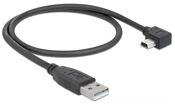 Pegasus Astro Pack of 2 Cables - USB 2.0 A Male to USB Mini-B 5 Pin Male Angled - 1M