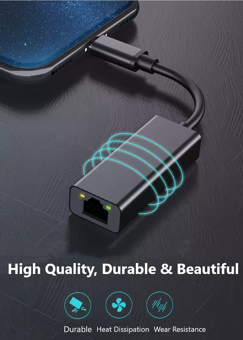 Pi ® (PiPlus®) Type-C to Gigabit Ethernet Adapter