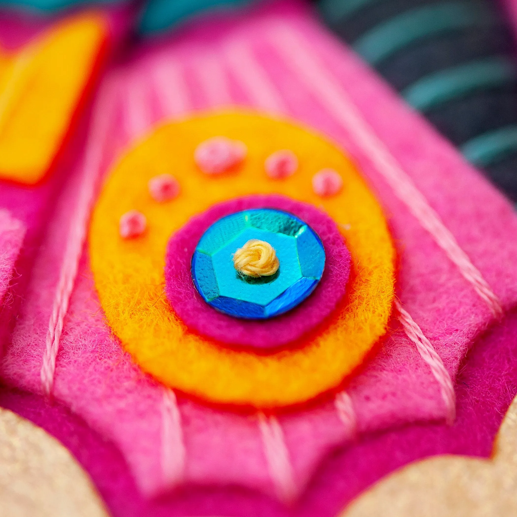 Pink Perfection Wool Felt Ornament Supply Kit