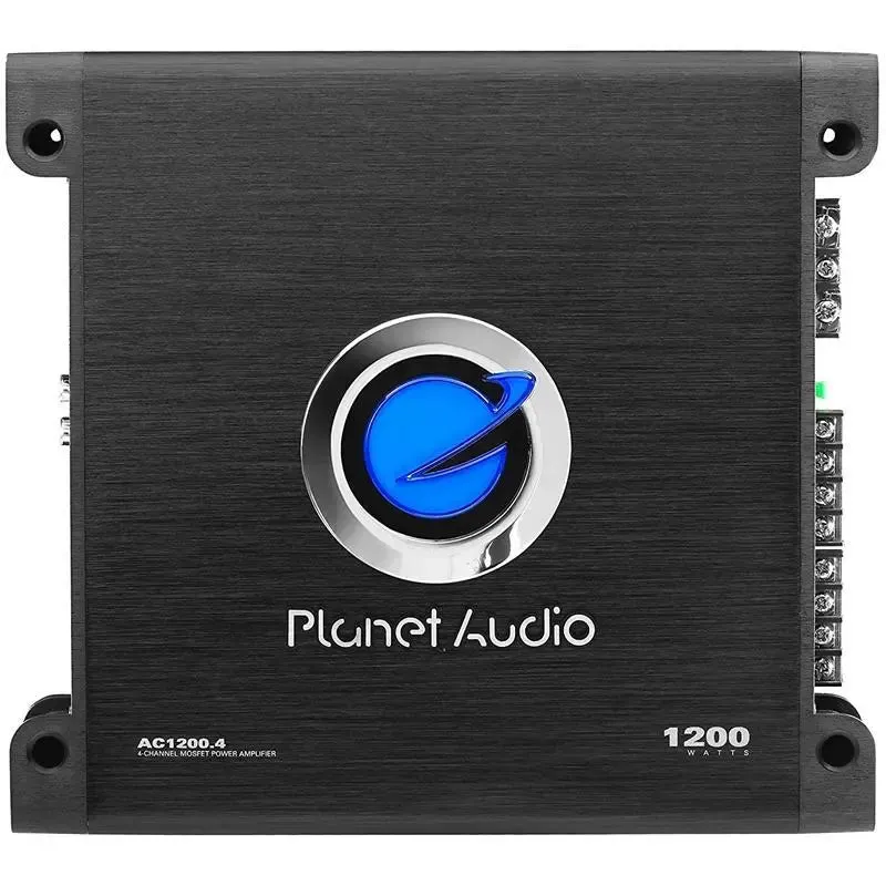 Planet Audio AC1200.4 1200W 4/3/2 Channel Power Stereo Car Amplifier
