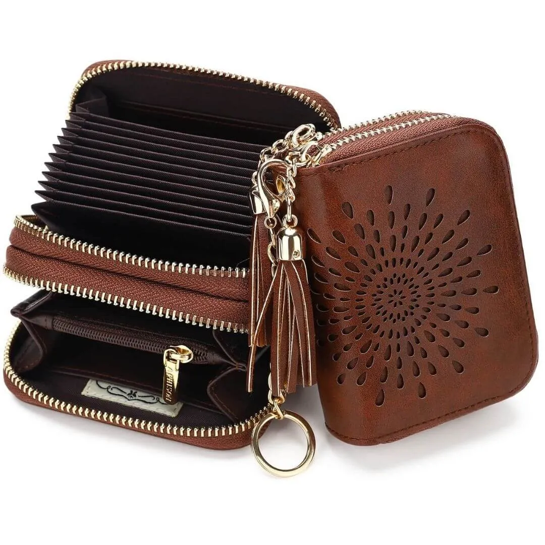 Popular single zipper lady card holder in 2021