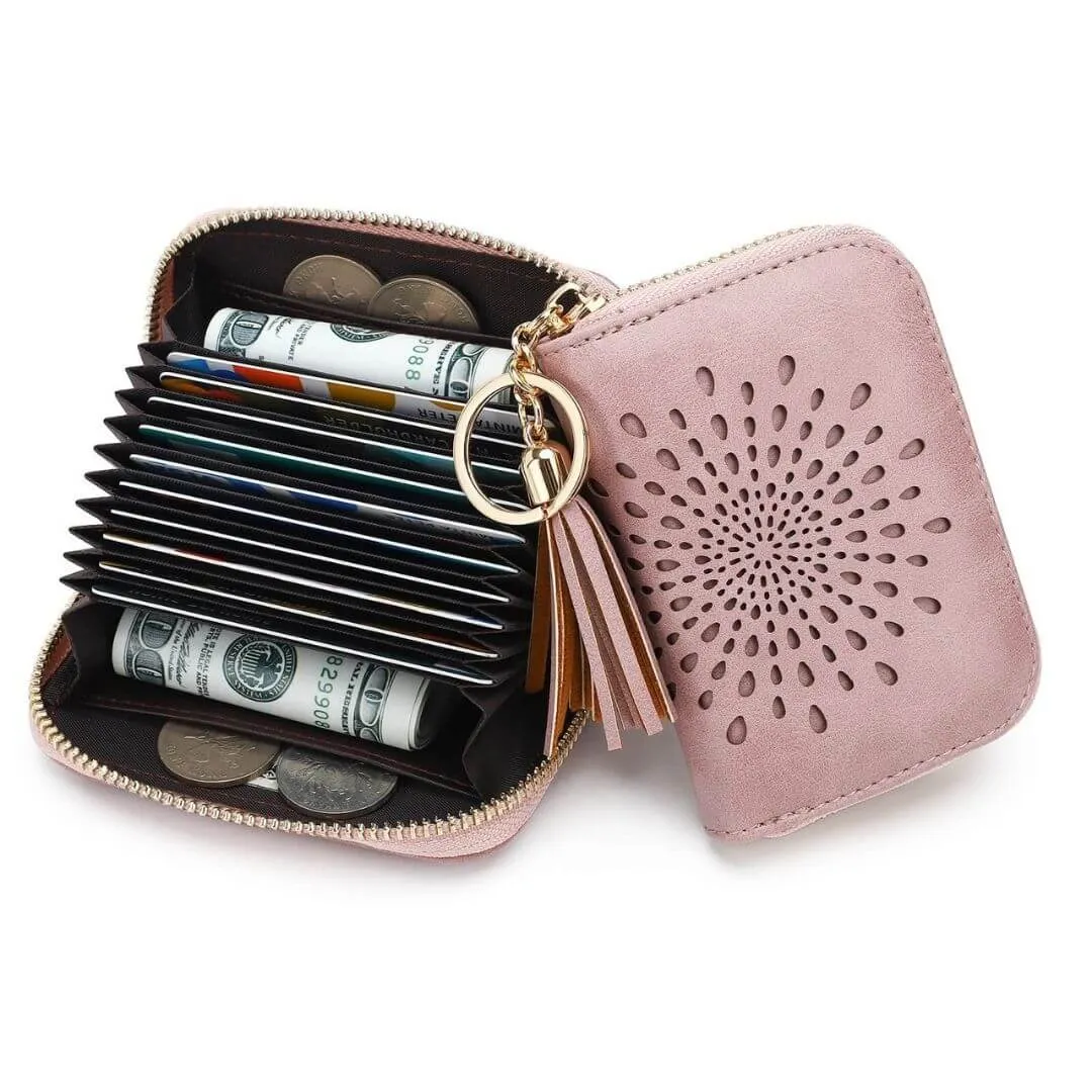 Popular single zipper lady card holder in 2021