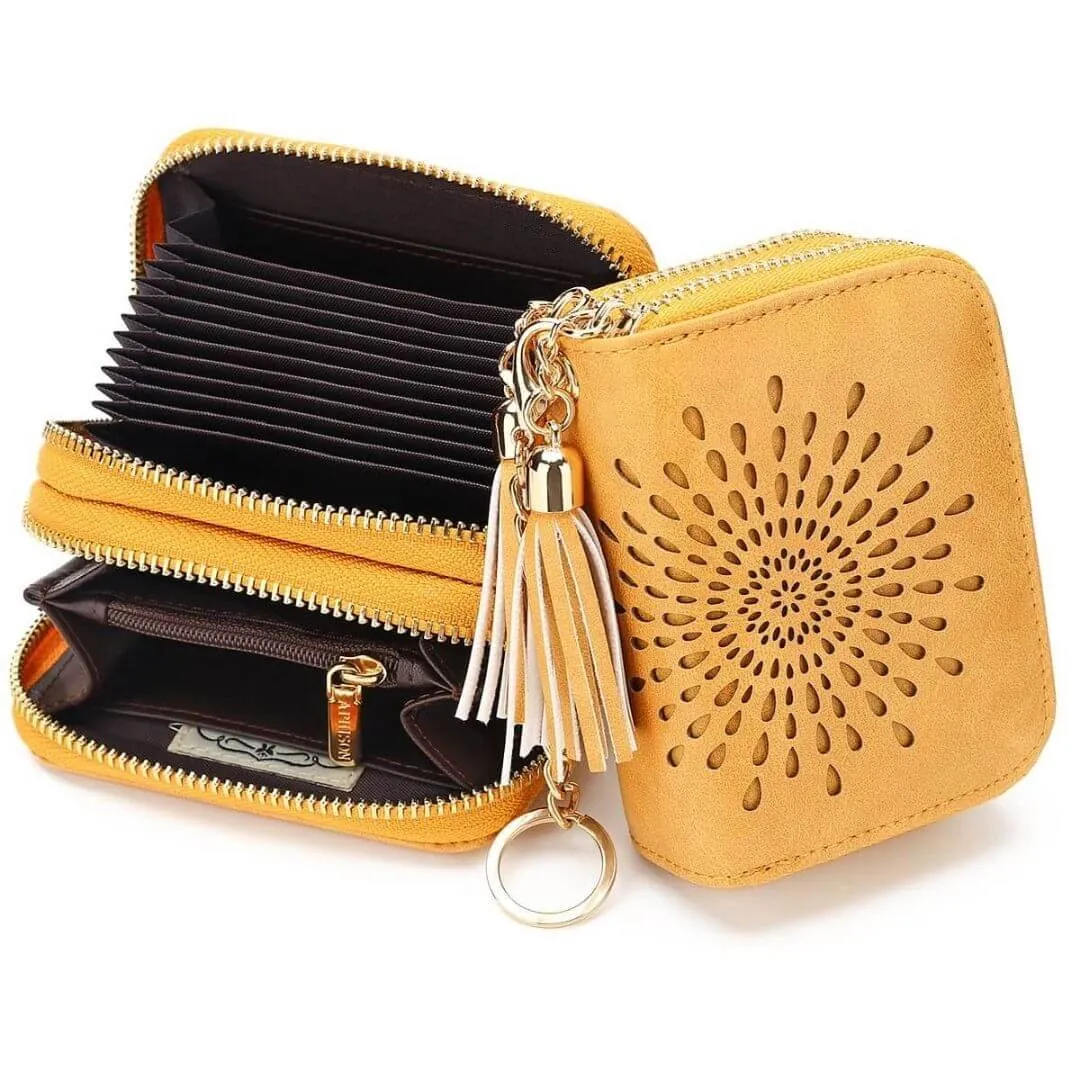 Popular single zipper lady card holder in 2021