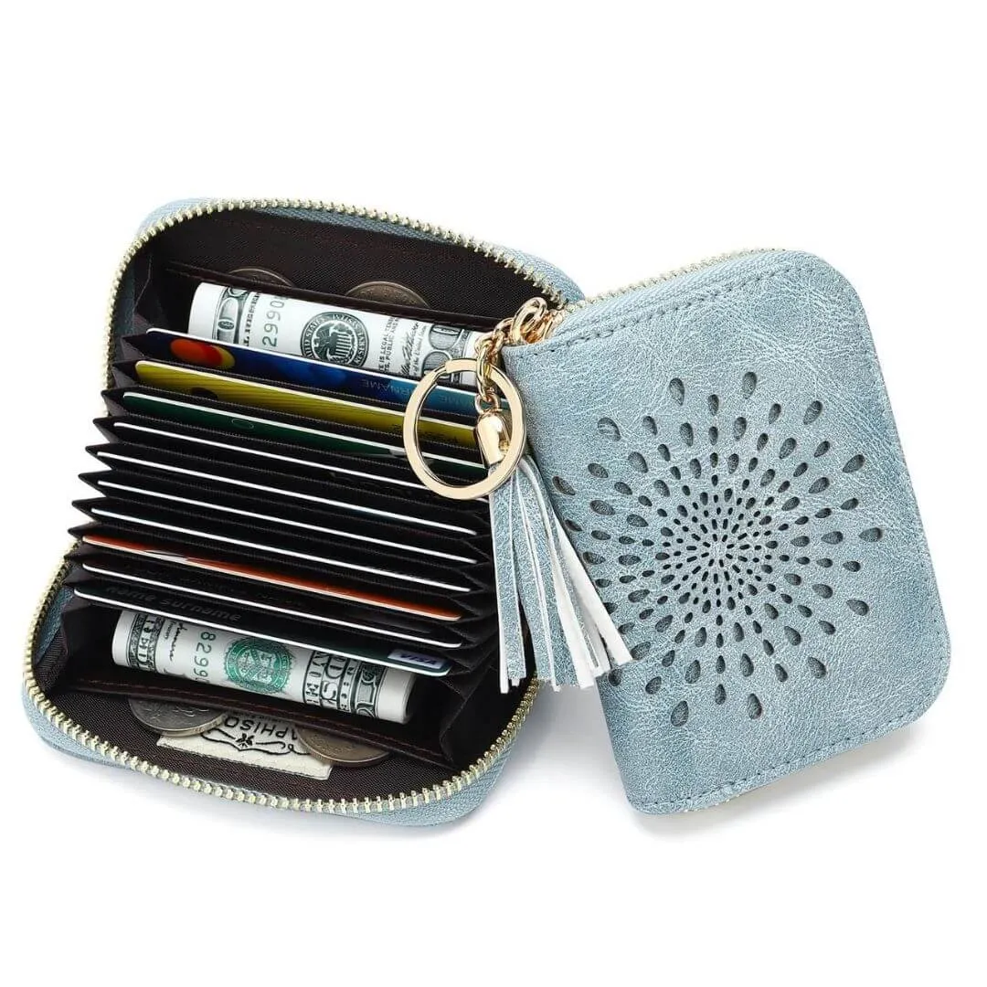 Popular single zipper lady card holder in 2021