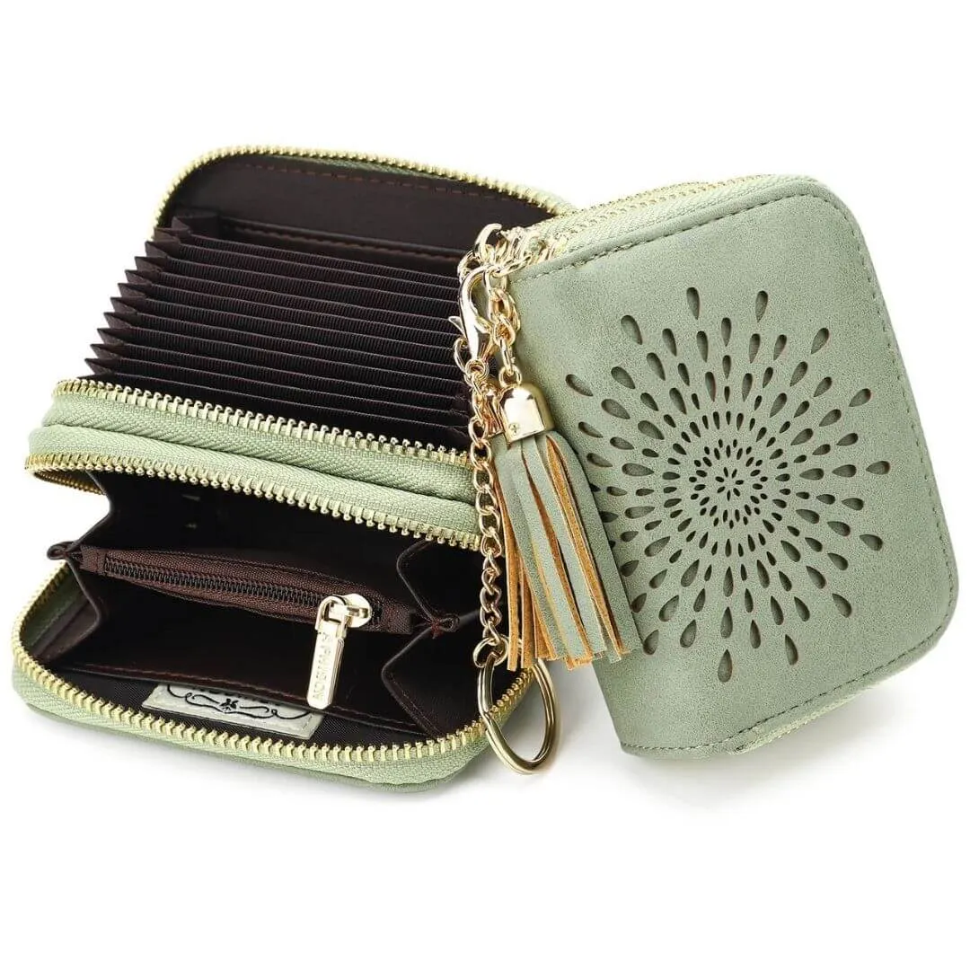 Popular single zipper lady card holder in 2021